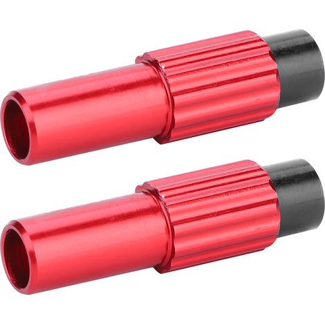 1 paire de bouchons de câble pour freins et dérailleurs vélo, embouts protecteurs (rouge) (1/5)
