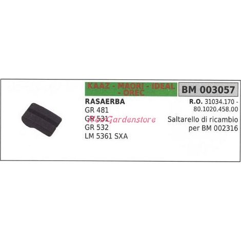 KAAZ cortacésped autopropulsado con carraca GR 481 531 003057
