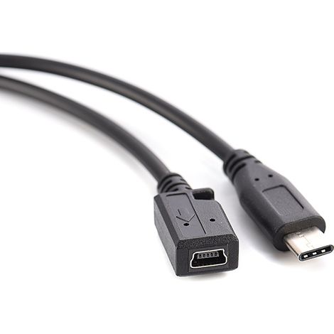 Kompatibel mit Xiaomi-Handys, Huawei 2 Lade- und Datenkabeln, Android USB-Adapter, Typ-C Stecker auf Mini-Buchse. (1/5)
