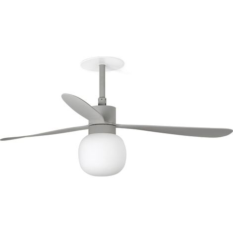 AMELIA BALL RECESSED Ventilador gris Wall Control 2700K