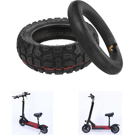 10  3.0 Pneu Tout Terrain 10 Pouces + Chambre à Air pour M4 Pro Scooter Electrique Accessoires Pièces de Rechange Trottinette (combo1) (1/5)