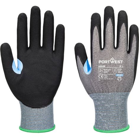 Guante de nitrilo CS Cut D21 A648 XXL Gris/Negro (1/2)