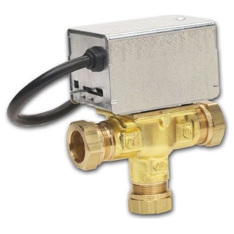 Honeywell 28mm 3 Port Mid Pos Valve V4073A1088 V4073A 1088 - Normally Closed