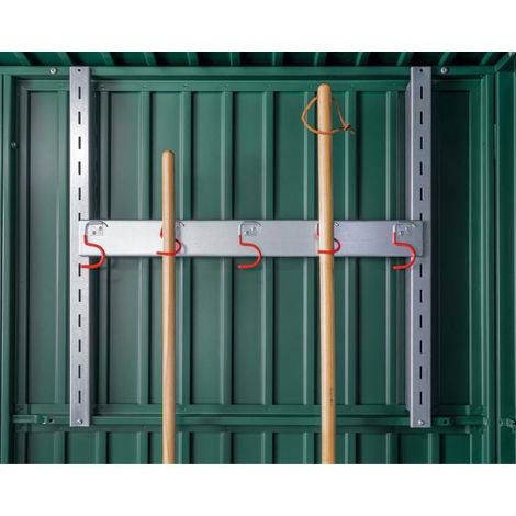 Hörmann Ecostar Gerätehalterset  für EcoStar Gerätehäuser, silber