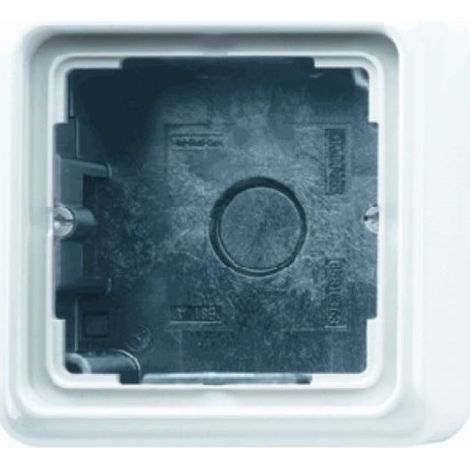 Jung CD 581 A WW Single cover frame with cap