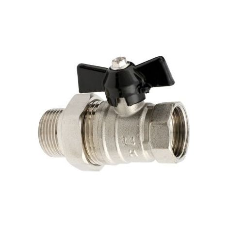 VÁLVULA DE BOLA CON CONECTOR DE TORNILLO DE 1/2 PULGADA (1/2)