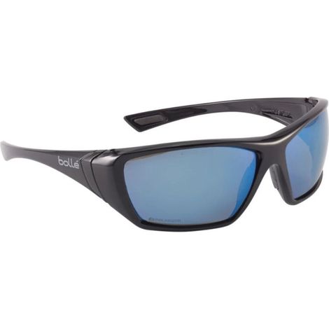Lunettes de protection polarisées Hustler BOLLE SAFETY HUSTFLASH - Bleu clair - Taille unique