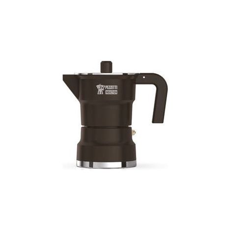 Pezzetti Caffettiera Moka a Induzione Solidexpress 1655VNEW Nero Fumo