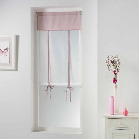 Store Voilage "Femina" 60x150cm Rose Dragée