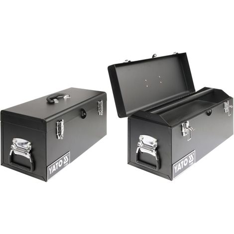 Yato – Mallette de transport pour outils – Boîte de rangement avec 5 compartiments – Dimensions 40x30x15cm – Pour chantiers et espaces confinés (1/3)