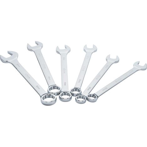 Juego de llaves mixtas vigor 4047728084499 cromado 34 a 50 mm