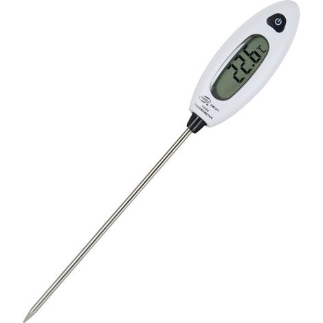 Thermometre A Sonde - Plage De Mesure -50 À 300 °C - Ecran LCD Grand Format - Sonde En Acier Inoxydable De 15 Cm - Pour Cuisine Barbecue Confiserie Et Bain Bébé - 1 Pièce (1/5)
