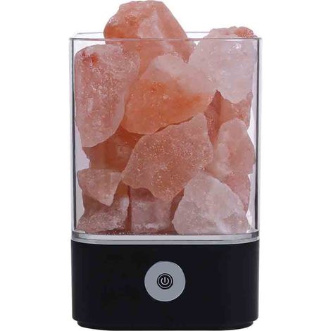 Lampe De Nuit En Cristal Naturel - Lampe USB Dimmable 5 V 5 W - Décoration Intérieure Pour Salon Chambre Méditation - 1 Pièce (1/5)