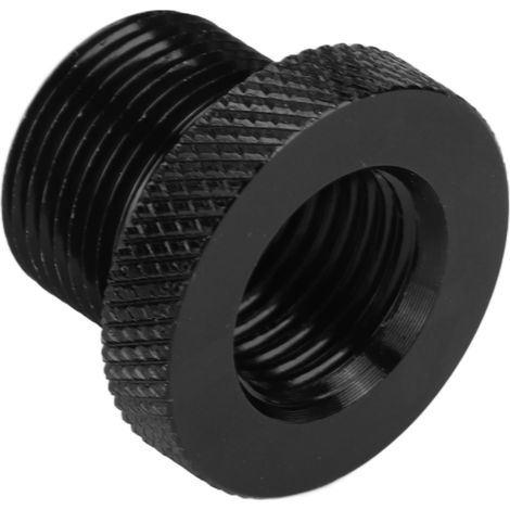 Adaptateur de filtre à huile universel en métal noir, connecteur fileté 5/8-24 à 1/2-20, accessoire auto (1/5)