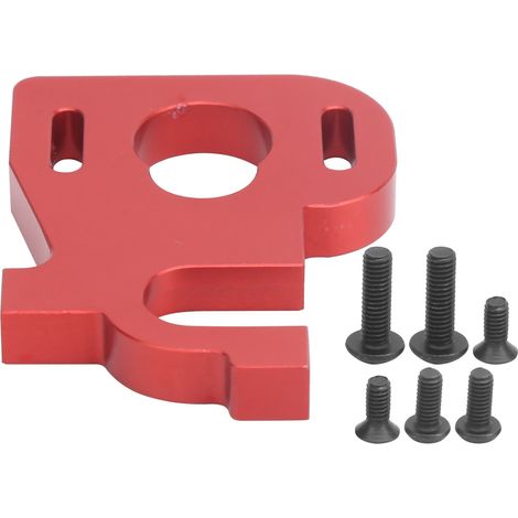 Support Moteur Réglable En Alliage D'aluminium Pour Voiture Rc Wltoys 144001 1-14 Rouge (1/5)