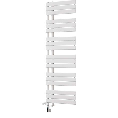 Tristan - White Dual Fuel Towel Rail H1564mm x W500mm Thermostatic WIFI (1/3)