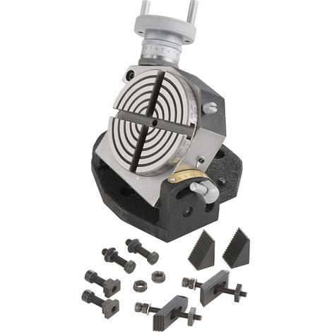 Tavola girevole basculante per fresatrice Fervi t016/100