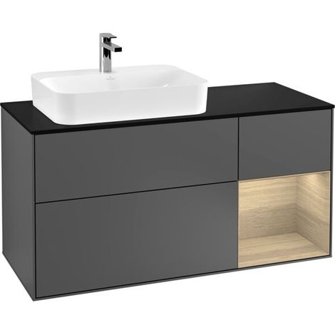 Villeroy & Boch F402PCGK Meuble sous-lavabo Finion F40 (1/2)