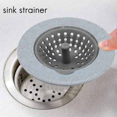 Bouchon DEvier De Cuisine En Silicone Prise De Bain Filtre De Vidange Couverture De Filtre De Lavabo En Caoutchouc Evier (1/4)