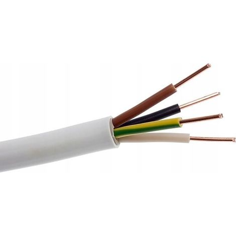 Cavo di installazione rotondo YDY 4x2.5 1m (1/2)
