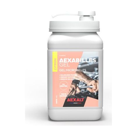AEXALT AEXABILLES gel microperlas limón - tarro 3 L + bomba - SA618