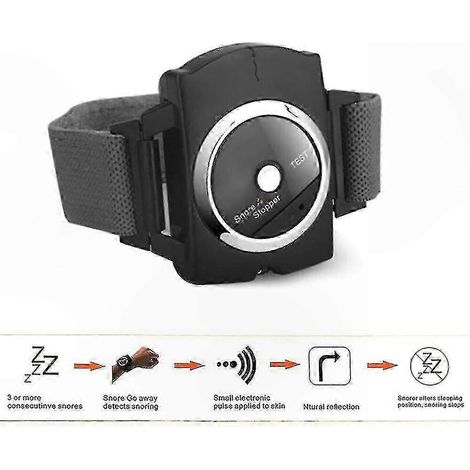 Anti-Schnarch-Armband zum Schlafen, Gerät zur Reduzierung von Schnarchen am Handgelenk, Schlafhilfe, magnetische Verbindung, komfortabel und leicht. (1/4)