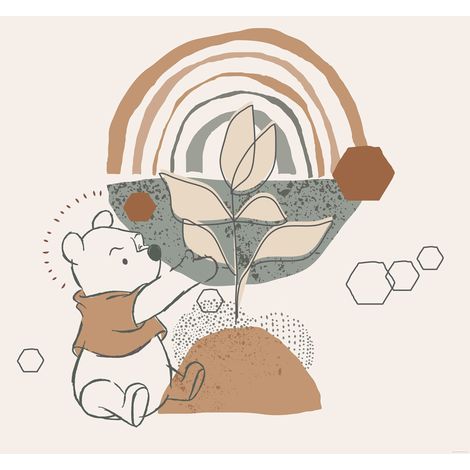 Papier peint panoramique enfant Winnie l’Ourson Grandit (1/5)