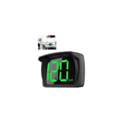 Compteur de Vitesse Intelligent GPS ,Voiture HUD Headup Display KM/H avec LED Grand Affichage de Police pour Voiture Camion SUV Moto (1/5)