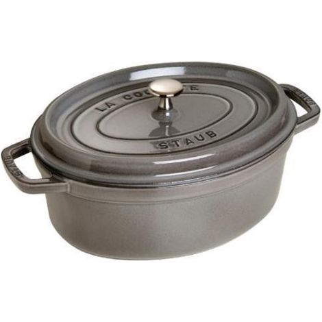 Staub Cocotte Fonte Émaillée 27 cm Gris Graphite (1/5)