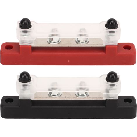 1 paire répartiteur de puissance 12-48V 150A M6 bornier à vis pour voitures camions camping-cars bateaux (1/5)