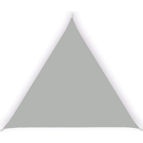 Tenda a Vela Ombreggiante Triangolare 3,6x3,6x3,6m in Poliestere Grigio Cenere