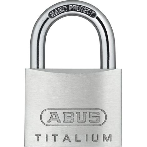 ABUS 56365 64TI/45mm TITALIUM™ High-Security Padlock with Carded Packaging