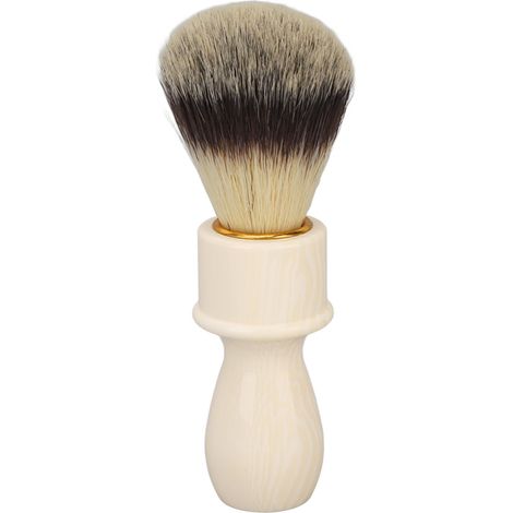 Brosse à raser homme poils doux, manche ergonomique en résine pour salon de coiffure maison, outil de soin visage