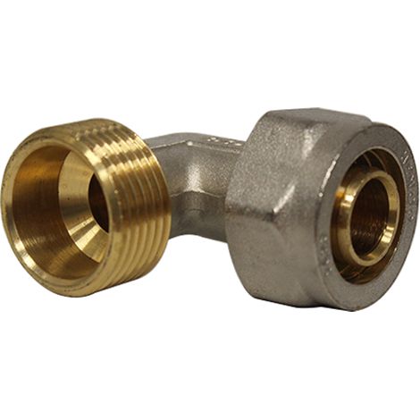 Coude Multicouche à compression Ø26x3,0 - Mâle 1" (26/34) - Henco (1/4)