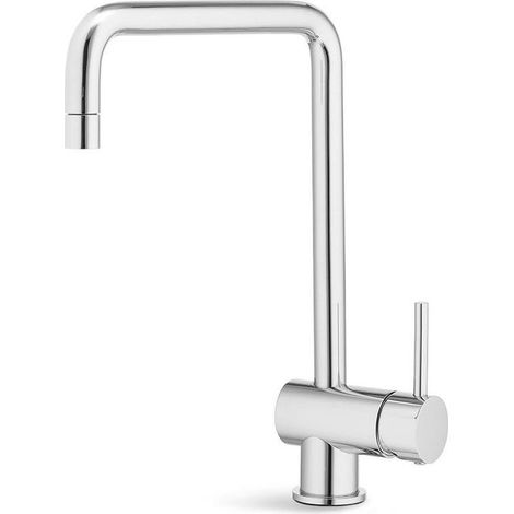 Newform 4320.21.018 XT Miscelatore per Lavello Monocomando Bocca Quadra Girevole Cartuccia Ceramica 35mm colore Cromo
