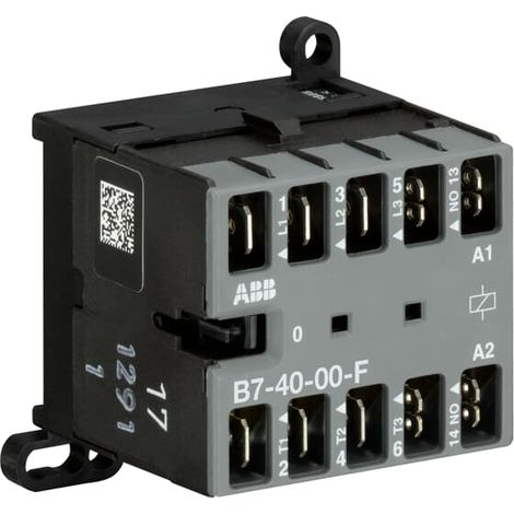 MINI CONTACTEUR 20A AC1-4P NO-24VAC-FASTON GJL1311203R0001 ABB 09861