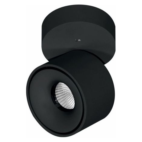 Applique LED ronde noire orientable Mini Concord Tricolore 7w