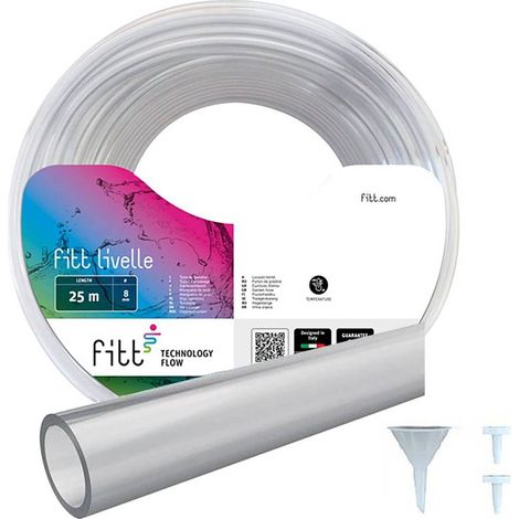 TUBO PER LIVELLO IN KIT ø 8 x 11 mt 25