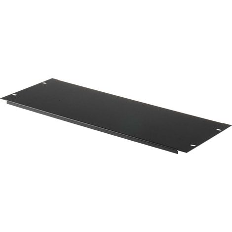 Panneau d'obturation 4U, 483 x 9mm, Noir ( Prix pour 1 )