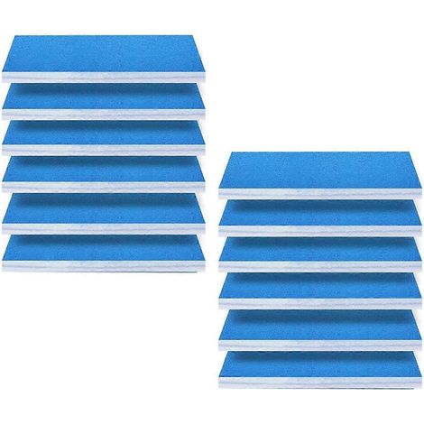 Lot de 12 filtres pour cabine de peinture, kit de filtres pour cabine de peinture aérographe (1/5)