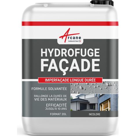 Arcane Industries – Imperméabilisant hydrofuge façade 20 L – Protection durable pour murs, pierres, briques, crépis – Efficace jusqu'à 10 ans (1/3)