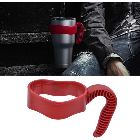 Gobelet de voiture de 590 à 890 ml avec grande anse, motif bonhomme de neige, motif roi des glaces avec anse rouge (1/5)