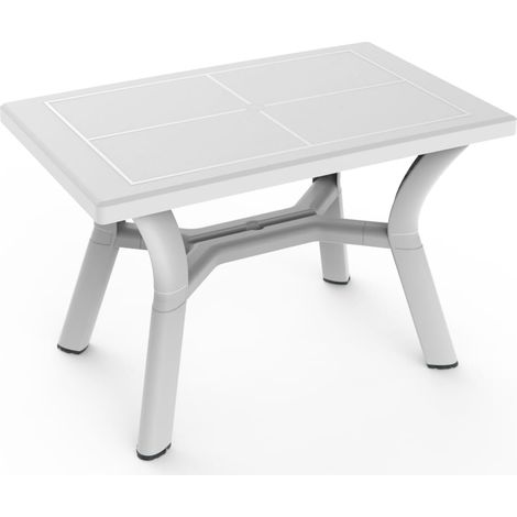 Mesa rectangular exterior 115x72 blanco DALIA garbar