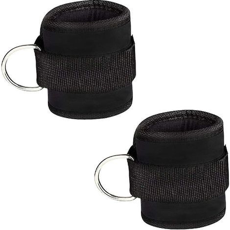 Menottes de cheville et de poignet rembourrées, confortables et réglables, sangles rembourrées en néoprène, anneau en D Lh-1 (1/5)