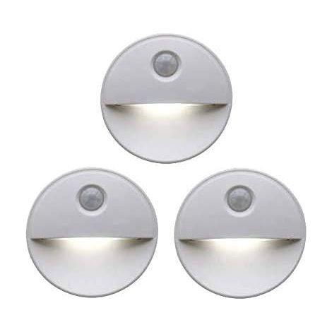 Veilleuse LED détecteur de mouvement Teinte induisant le sommeil grâce aux ampoules LED Fonctionnement sans fil Parfait pour les armoires de salle de bain, les escaliers et plus (1/5)