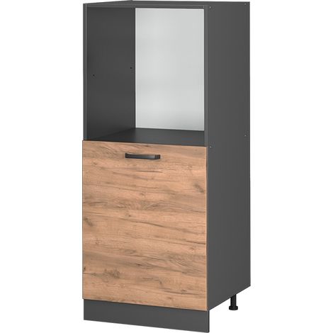 Mobile per forno da incasso R-Line, Quercia dorata, 60 cm, Vicco