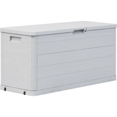 Baule da Giardino 280 L Grigio Chiaro vidaXL 141607