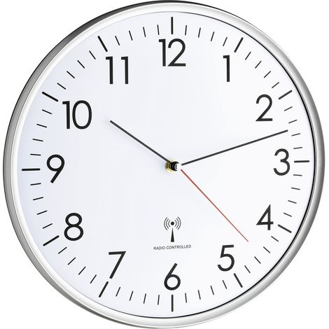 TFA Dostmann 60.3514 Orologio da Parete Radiocontrollato Bianco (1/5)