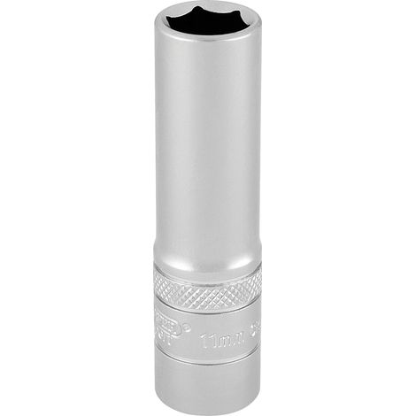 Draper 3/8" Square Drive Hi-Torq 6-Point Deep Socket (11mm) Model 17544 (1/5)