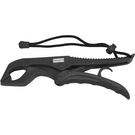 Pince multifonction de pêche avec coupe-fil et dégorgeoir - Cadeau parfait pour pêcheur - Noir (1/5)